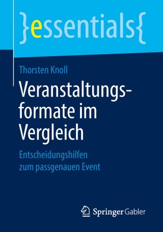 Cover image: Veranstaltungsformate im Vergleich 9783658220174