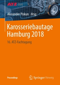 Imagen de portada: Karosseriebautage Hamburg 2018 9783658220372