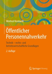 Cover image: Öffentlicher Personennahverkehr 2nd edition 9783658220587