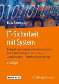 Cover image: IT-Sicherheit mit System 6th edition 9783658220648