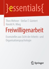 Cover image: Freiwilligenarbeit 9783658221737