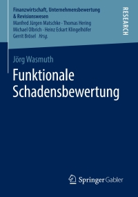 Imagen de portada: Funktionale Schadensbewertung 9783658222024