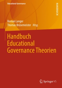 Cover image: Handbuch Educational Governance Theorien 9783658222369