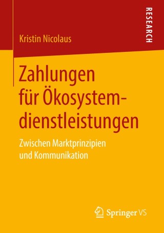 Cover image: Zahlungen für Ökosystemdienstleistungen 9783658223380