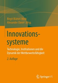 Cover image: Innovationssysteme 2nd edition 9783658223427