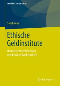 Cover image: Ethische Geldinstitute 9783658223892