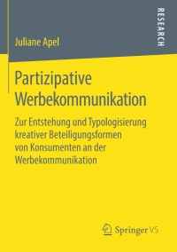 Cover image: Partizipative Werbekommunikation 9783658224042