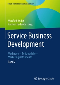Cover image: Service Business Development 9783658224233