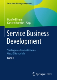 Cover image: Service Business Development 9783658224257