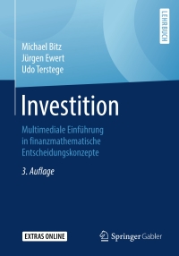 Cover image: Investition 3rd edition 9783658224653