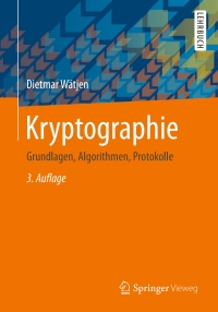 Imagen de portada: Kryptographie 3rd edition 9783658224738