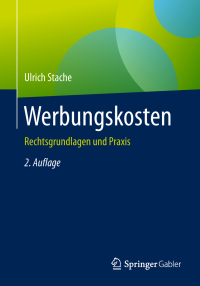 صورة الغلاف: Werbungskosten 2nd edition 9783658225315