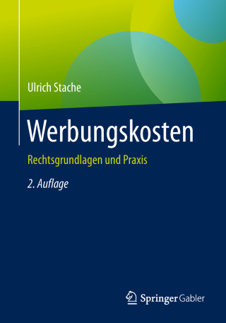 Cover image: Werbungskosten 2nd edition 9783658225315