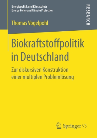 Imagen de portada: Biokraftstoffpolitik in Deutschland 9783658226114