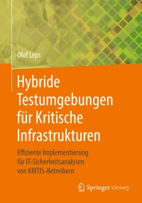 Immagine di copertina: Hybride Testumgebungen für Kritische Infrastrukturen 9783658226138