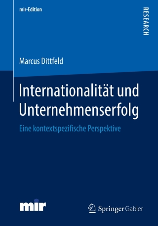Cover image: Internationalität und Unternehmenserfolg 9783658226572