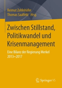 Imagen de portada: Zwischen Stillstand, Politikwandel und Krisenmanagement 9783658226626