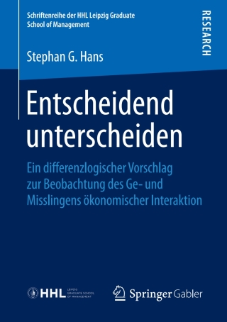 Cover image: Entscheidend unterscheiden 9783658227098