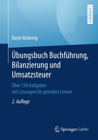Omslagafbeelding: Übungsbuch Buchführung, Bilanzierung und Umsatzsteuer 2nd edition 9783658227173