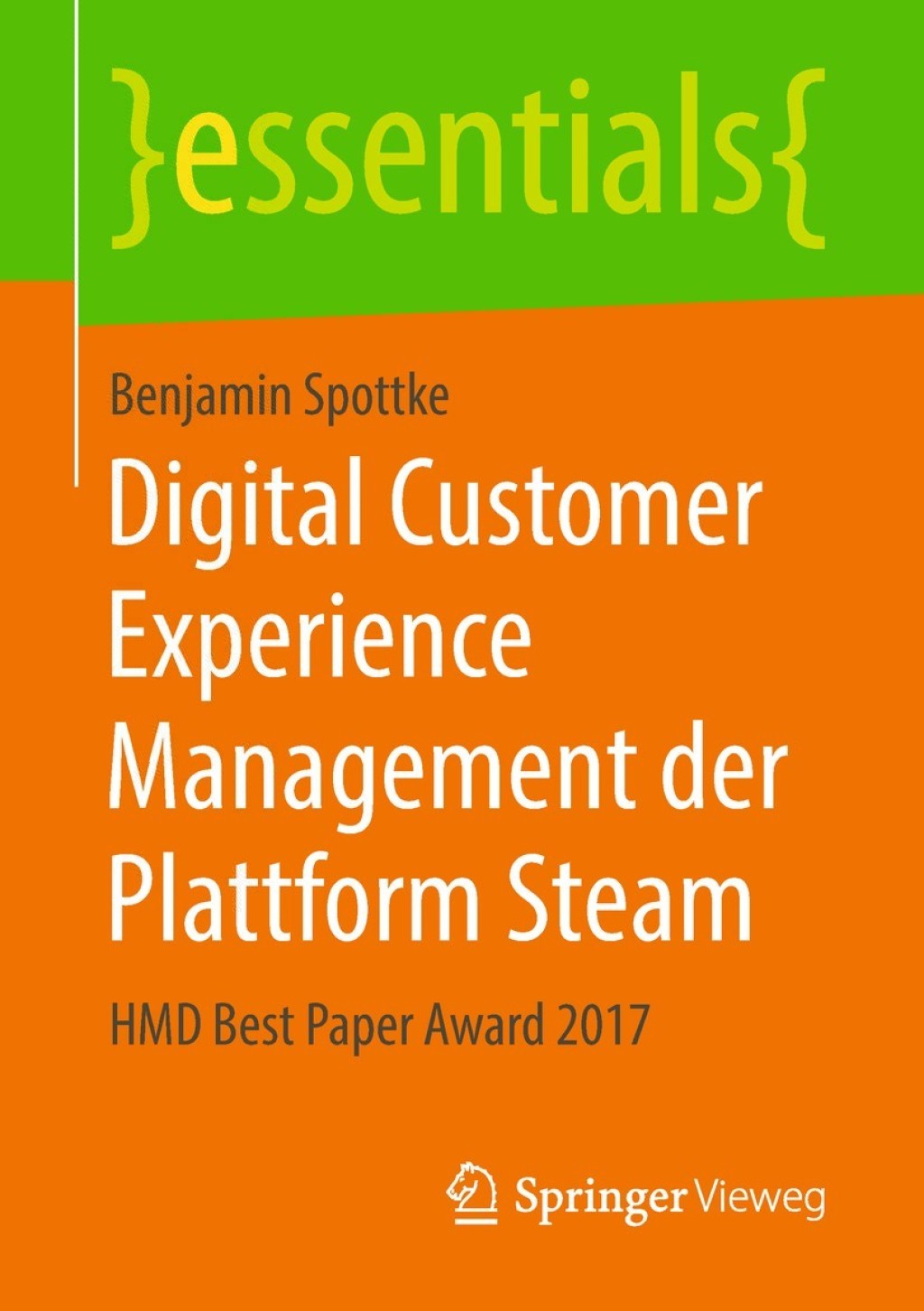 Digital Customer Experience Management der Plattform Steam HMD Best Paper Award 2017