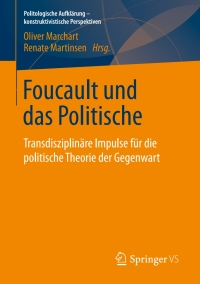 Cover image: Foucault und das Politische 9783658227883