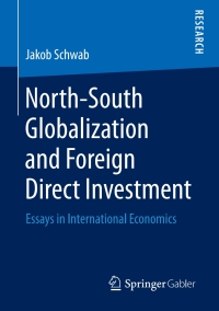 Imagen de portada: North-South Globalization and Foreign Direct Investment 9783658228101