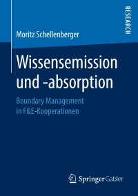 Cover image: Wissensemission und -absorption 9783658228880