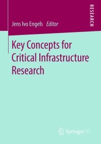 Imagen de portada: Key Concepts for Critical Infrastructure Research 9783658229191