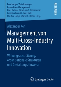 Immagine di copertina: Management von Multi-Cross-Industry Innovation 9783658229894