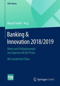 Cover image: Banking & Innovation 2018/2019 9783658230401