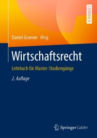 Omslagafbeelding: Wirtschaftsrecht 2nd edition 9783658230791