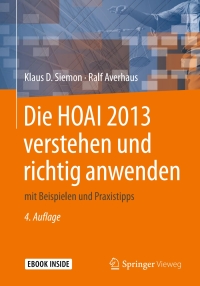 Omslagafbeelding: Die HOAI 2013 verstehen und richtig anwenden 4th edition 9783658230999