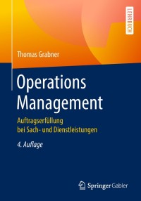 Cover image: Operations Management 4th edition 9783658231309