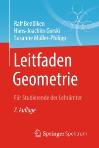 Imagen de portada: Leitfaden Geometrie 7th edition 9783658233778