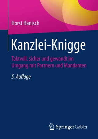 Imagen de portada: Kanzlei-Knigge 5th edition 9783658234164