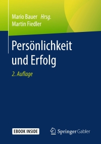 Imagen de portada: Persönlichkeit und Erfolg 2nd edition 9783658234188