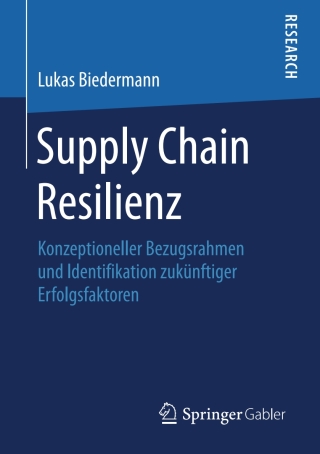 Cover image: Supply Chain Resilienz 9783658235154