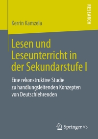 Omslagafbeelding: Lesen und Leseunterricht in der Sekundarstufe I 9783658235420