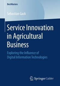 Imagen de portada: Service Innovation in Agricultural Business 9783658235703