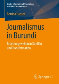 Cover image: Journalismus in Burundi 9783658236731