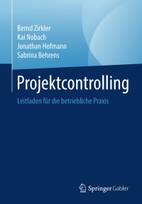 Imagen de portada: Projektcontrolling 9783658237134