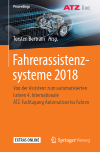 Cover image: Fahrerassistenzsysteme 2018 9783658237509