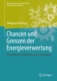 Imagen de portada: Chancen und Grenzen der Energieverwertung 9783658239015