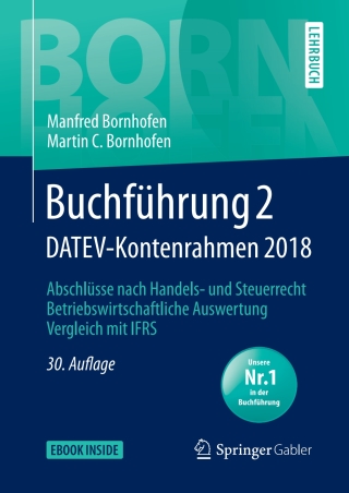 Cover image: Buchführung 2 DATEV-Kontenrahmen 2018 30th edition 9783658239886