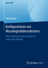 Cover image: Konfigurationen von Messelogistikdienstleistern 9783658240134