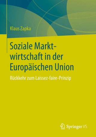 Immagine di copertina: Soziale Marktwirtschaft in der Europäischen Union 9783658240271