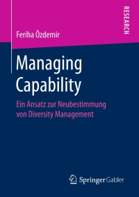 Cover image: Managing Capability 9783658241094