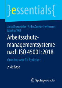 Cover image: Arbeitsschutzmanagementsysteme nach ISO 45001:2018 2nd edition 9783658244088