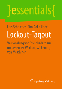 Cover image: Lockout-Tagout 9783658244187