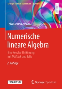 Imagen de portada: Numerische lineare Algebra 2nd edition 9783658244309